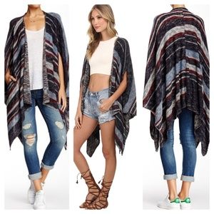 Free People Big Trail Poncho